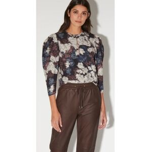 Walter Baker Blouse Top Floral Kimberly Tulip Crus size XS